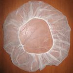 Шапочка-берет полипропиленовая одноразовая, 12 г/м2, белая 100 шт/упк
