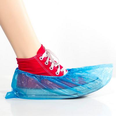 Бахилы полиэтиленовые одноразовые 3,0 гр. с двойной резинкой 500 пар/упк