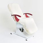 Чехол на кушетку на резинке махровый белый 210х90 см 1 шт/упк