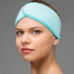 Повязка для волос махровая на липучке