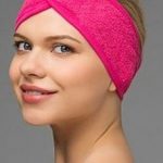 Повязка для волос махровая на липучке